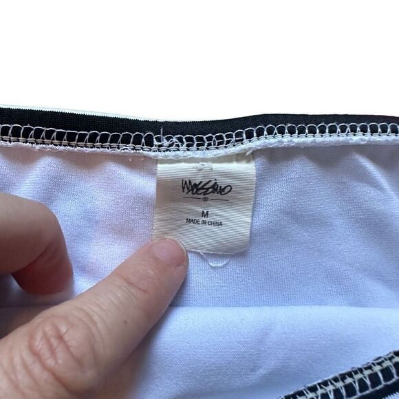 Mossimo black and white striped bikini bottoms - Picture 5 of 6